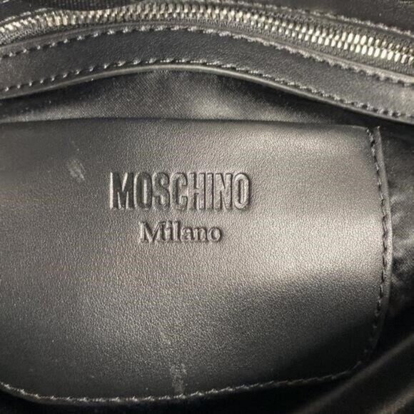 New 💯 Authentic Moschino quilted logo clutch bag - Picture 6 of 13